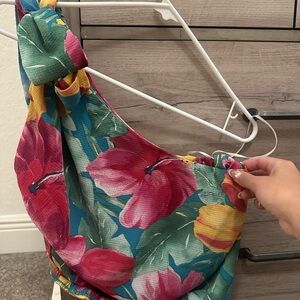 Floral Multicolor One Shoulder Top